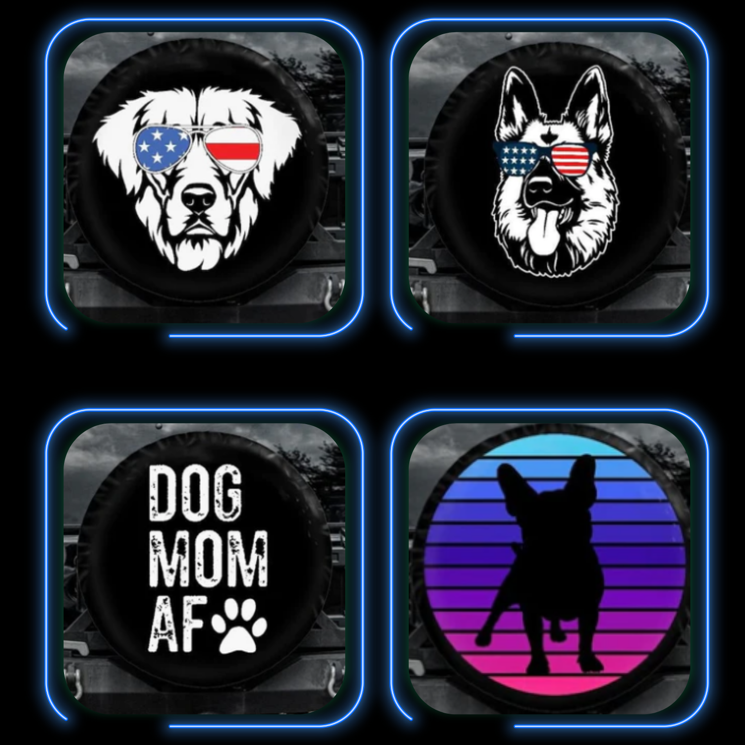 Dog jeep tire covers clearance