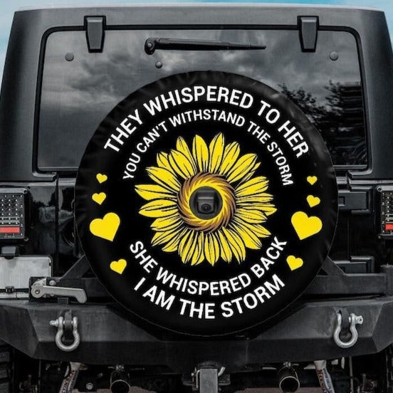 i am the storm tire cover