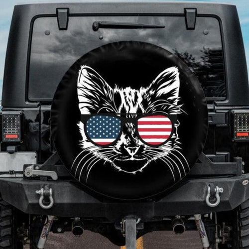 cat jeep tire cover