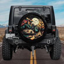Load image into Gallery viewer, retro camping tire cover

