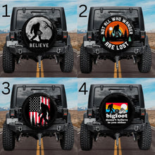 Load image into Gallery viewer, Bigfoot doesn&#39;t believe in you either Spare Tire Cover
