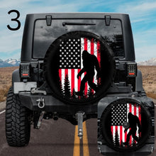 Load image into Gallery viewer, american flag bigfoot bronco tire cover
