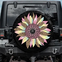 Load image into Gallery viewer, sunflower tire cover
