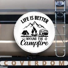 Load image into Gallery viewer, campfire tire cover
