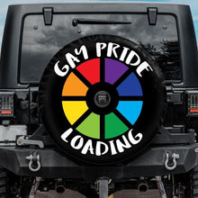 Load image into Gallery viewer, gay pride jeep tire cover
