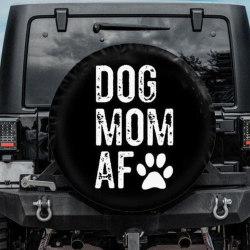 dog mom af jeep tire cover