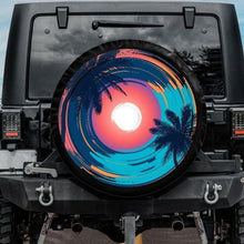 Load image into Gallery viewer, Palm Trees Spare Tire Cover
