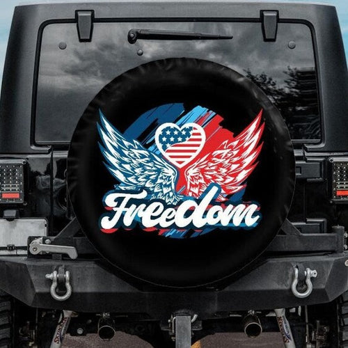 freedom jeep tire cover