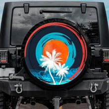 Load image into Gallery viewer, Palm Trees Spare Tire Cover
