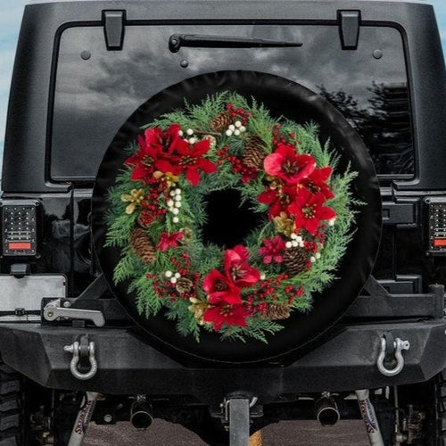 christmas jeep tire cover