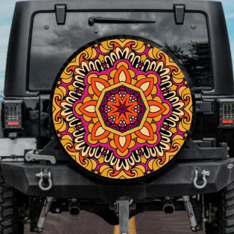mandala jeep tire cover