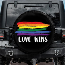 Load image into Gallery viewer, gay pride jeep tire cover
