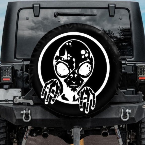 alien jeep tire cover