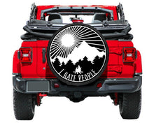 Load image into Gallery viewer, I hate people Spare Tire Cover
