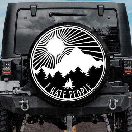 i hate people jeep tire cover