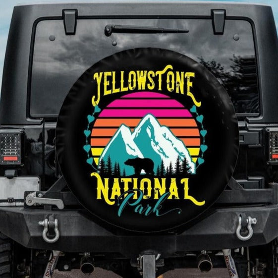 Yellowstone National Park Spare Tire Cover