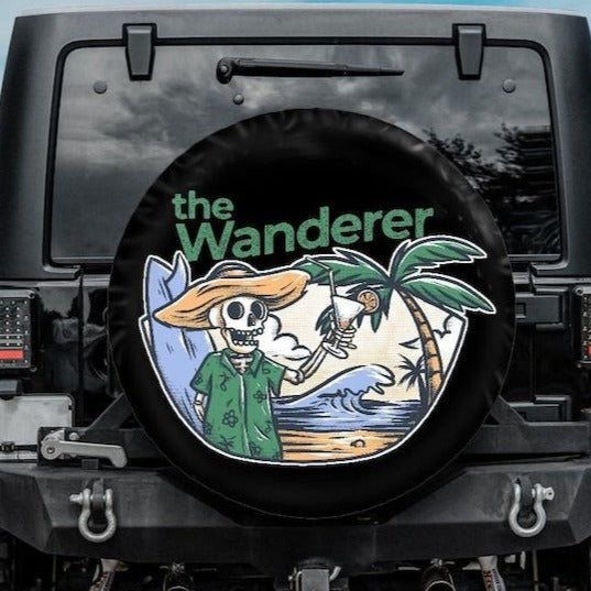 The Wanderer Skeleton Spare Tire Cover