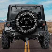 Load image into Gallery viewer, Personalized Wedding Spare Tire Cover
