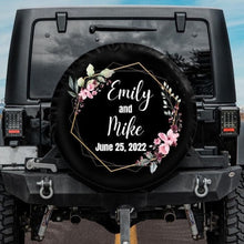Load image into Gallery viewer, Personalized Wedding Spare Tire Cover
