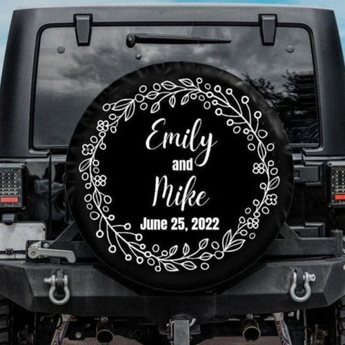 jeep wedding tire cover