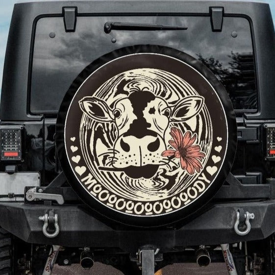 Funny Cow Spare Tire Cover