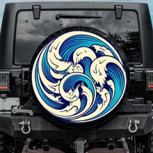 Load image into Gallery viewer, Mighty Ocean Wave Spare Tire Cover
