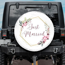 Load image into Gallery viewer, Just Married Spare Tire Cover
