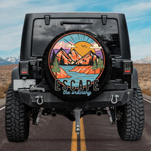 Load image into Gallery viewer, camping tire cover retro
