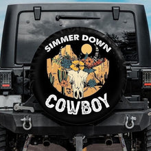 Load image into Gallery viewer, cowboy jeep tire cover
