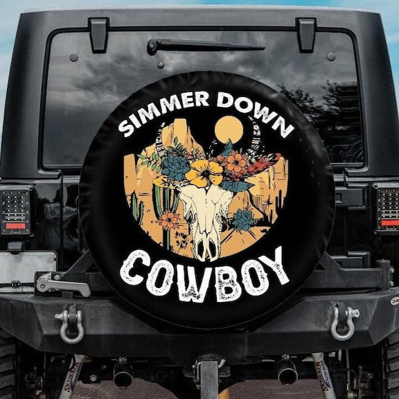 cowboy jeep tire cover